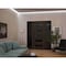 Vdomdoors Aluminum Door Iron 0255 Black Entry Steel Metal Classic Painted 64 x 80 (16+36+16 x 80)-Left Inswin IRON0255EXD-BLK-W16+36+16xH80-LH-I - alternate 2