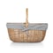 Picnic Time Family Of Brands Country Picnic Basket, Navy Blue & White Stripe 138-00-211-000-0 - alternate 4