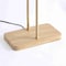 Vidalite Amud Bamboo Wicker Floor Lamp with Natural Wood Finish, Stitched Velvet Detailing CE1009079 - alternate 2