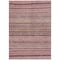 Homeroots 3' X 5' Pink And Taupe Striped Washable Indoor Outdoor Area Rug 615350 - alternate 3