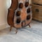 Vintiquewise Cello-Shaped Wine Holder 10-Bottle Freestanding Metal Rack Vintage Decorative Storage QI004779 - alternate 4
