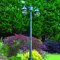 Gama Sonic Polaris Double Head Lamp Post, Black 177B50002 - alternate 2