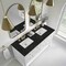 James Martin Vanities Breckenridge 60" Double Vanity, Bright White, w/ 3 CM Phantome Eclos Top 330-V60D-BW-3PHT - alternate 2
