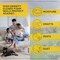 M-D Building Products Building Products 36''x84'' Wht Flat-design Alum/Vinyl Commercial Screw-on Top & Sides Door Seal Kit 69923 - alternate 2