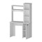 Homeroots 39" White Computer Desk With Hutch 530193 - alternate 4