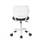 Homeroots Gray and White Adjustable Height Swivel Rolling Office Chair 719260 - alternate 2
