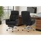 Monarch Specialties Office Chair, Adjustable Height, Armrests, Ergonomic, Swivel, Desk, Work, Blk Fabric, Chrome Metal I 7273 - alternate 2