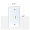 Newhouse Hardware Quickport 1-Port Wall Plate White, 5PK QP1-WH-05 - alternate 4