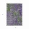Homeroots 9' X 12' Purple And Green Abstract Washable Indoor Outdoor Area Rug 609392 - alternate 2