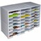 Storex Literature Sorter, 24 Comp, 14-1/10"Wx31-2/5"Lx20-1/2"H, GY STX61434U01C - alternate 2