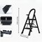 Wrightmaster 3.1 ft. Steel Step Ladder, 7 ft. Reach with Tool Rack and Sponge Armrest, 300 lb. Capacity Zoro20260309B3B - alternate 2