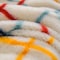 Homeroots 50" X 60" White Yellow and Green Faux Fur Geometric Plush Throw Blanket 535297 - alternate 3