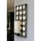 Homeroots 15" Brown And White Geometric Iron Wall Sconce Candle Holder With Candle 483932 - alternate 2