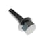 Zoro Select Not Graded, 1/4"-20 Serrated Flange Bolt, Plain Stainless Steel, 1 1/4 in L, 100 PK 2-SFH-25C-125 - alternate 2