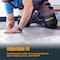 Powertec Safety Knee Pads with Adjustable Thigh Straps Heavy Duty Shell Soft Foam and Thick Gel Cushion, PR 71879N - alternate 2