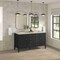 James Martin Vanities Myrrin 60" Double Vanity, Carbon Oak, w/ 3 CM Siberian Silestone Top 485-V60D-CBO-3SFR - alternate 3