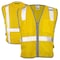 Dome75 Hi-Vis Safety Vest SM/MD Class Non-ANSI/Enhanced Visibility , Zipper 2 Pockets, 1 Mic Tab DV1281 - alternate 1