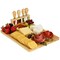 Megachef Bamboo Charcuterie and Cheese Board with Knife Stand Attachment and 4 Piece Knife Set 750122176M - alternate 1