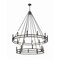 Z-Lite Dennison 20 Light Chandelier, Matte Black, 47.5 In W x 63 In H 4005-20MB - alternate 2