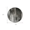Homeroots 8' Gray And Black Round Abstract Washable Indoor Outdoor Area Rug 563606 - alternate 2