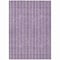 Homeroots 5' X 8' Purple And Ivory Striped Washable Indoor Outdoor Area Rug 595890 - alternate 2
