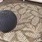 Jonathan Y Nevis Palm Frond Brown/Beige 5 ft Round Indoor/Outdoor Area Rug SMB119A-5R - alternate 1