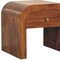 Homeroots 16" Oak Solid Wood One Drawer Nightstand 722565 - alternate 2