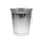 Mytee Products 4Pcs 4 Gallon Steel Galvanized Garbage Trash Can w/ Lid Ideal for Trailers, 4PK TRC-4GALx4 - alternate 2
