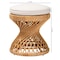 Bali & Pari Borneo Bohemian Light Honey Rattan Footstool 248-13735-ZORO - alternate 2