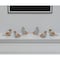 Homeroots Set of Six 3" Blue And Brown Polyresin Bird Figurine Tabletop Sculpture, 6PK 518144 - alternate 2