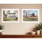 Homeroots Set Of Two End of Summer 1 White Framed Print Wall Art, 2PK 406191 - alternate 2