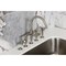Kingston Brass Bridge Kitchen Faucet with Brass Sprayer, Brushed Nickel KS2338TKL - alternate 2