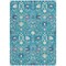Homeroots 3' X 5' Teal Blue Purple And Ivory Oriental Washable Indoor Outdoor Area Rug 598076 - alternate 3