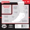 Railroad Sock Mens Crew Socks, 5% Merino Wool, 40% Acrylic, 13% Stretch Nylon, 2% Elastic, 6-12 M, 6 PK 2846 - alternate 3