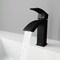 Vigo Satro Single Handle Single-Hole Bathroom Faucet in Matte Black VG01015MB - alternate 3