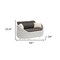 Homeroots 64" Gray Fabric Sofa 571365 - alternate 2