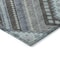 Homeroots 9' X 12' Pewter Charcoal And Sky Blue Tribal Washable Indoor Outdoor Area Rug 598152 - alternate 2