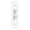 Jonathan Y Jules Edison 16.5" Cylinder 2-Light Iron/Seeded Glass Farmhouse Contemporary LED Wall Sconce, Chrome JYL7577D - alternate 6