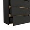 Homeroots 32" Natural And Black Four Drawer Dresser 543993 - alternate 2
