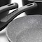 Oster 10 Piece Non-Stick Aluminum Cookware Set in Black and Grey Speckle 127710.1 - alternate 3