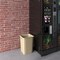 Regal Altair 19 Gallon Square Beige Plastic Trash Can, Space-Saving Design ZR-TC-100-SQ19BG - alternate 3
