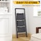 Wrightmaster 3.4 ft. Metal Folding Step Ladder, 8 ft. Reach, with Safety Lock Design 800 lb. Load Capacity ZOR-WK21A-3-DF - alternate 4