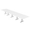 Skutchi Designs 18ft Conference Table W/ Power Unit | 18 Person Modular Rectangular Meeting Table | Harmony Series HAR-REC-48x216-T-W960-NA - alternate 1