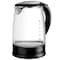 Willz 1.7 Liter 1500 Watt Electric Glass Tea Kettle in Black with Auto Shut Off WLKE17G1M15 - alternate 3