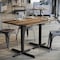 Flash Furniture Commercial 48x30 Natural HPL Tabletop with Black Table Height X Base ST-REC3048-NAT-T2230-GG - alternate 3