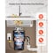 Vevor Garbage Disposal 3/4HP 1500RPM Continuous Food Waste Disposer 3-Bolt Mount FCA-715 - alternate 3