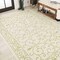 Jonathan Y Charleston Vintage Filigree Textured Weave Cream/Green 5 ft. x 8 ft. Indoor/Outdoor Area Rug SMB106I-5 - alternate 2