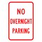 Sign Solutions Usa Parking Sign, 12 in W, Aluminum Sign, White DCS10DWT1218CUS00131 - alternate 1