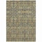 Homeroots 10' X 14' Blue and Orange Floral Washable Non Skid Indoor Outdoor Area Rug 564355 - alternate 4