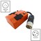 Ac Works NEMA 5-20, NEMA SS2-50, 1.5 ft, Orange SS2PDU-018 - alternate 2
